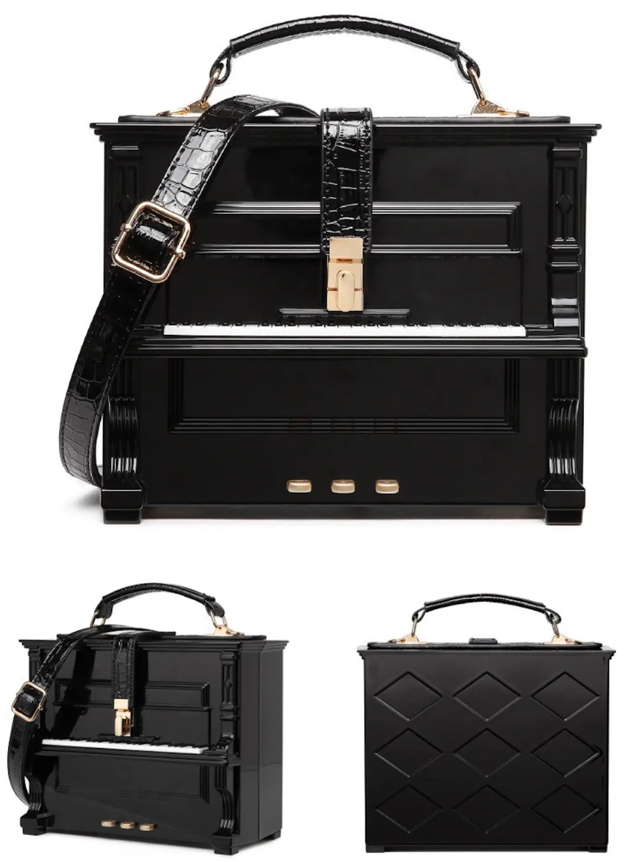 Melody Piano Handbag Orange Preference