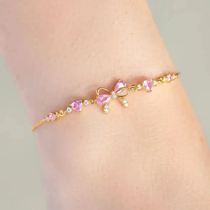 Chic Bow Bracelet Orange Preference