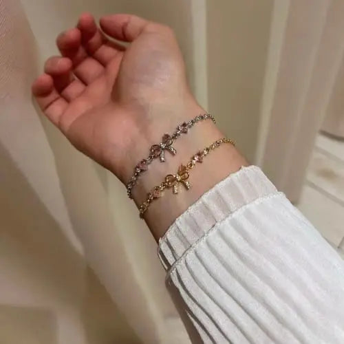 Chic Bow Bracelet Orange Preference