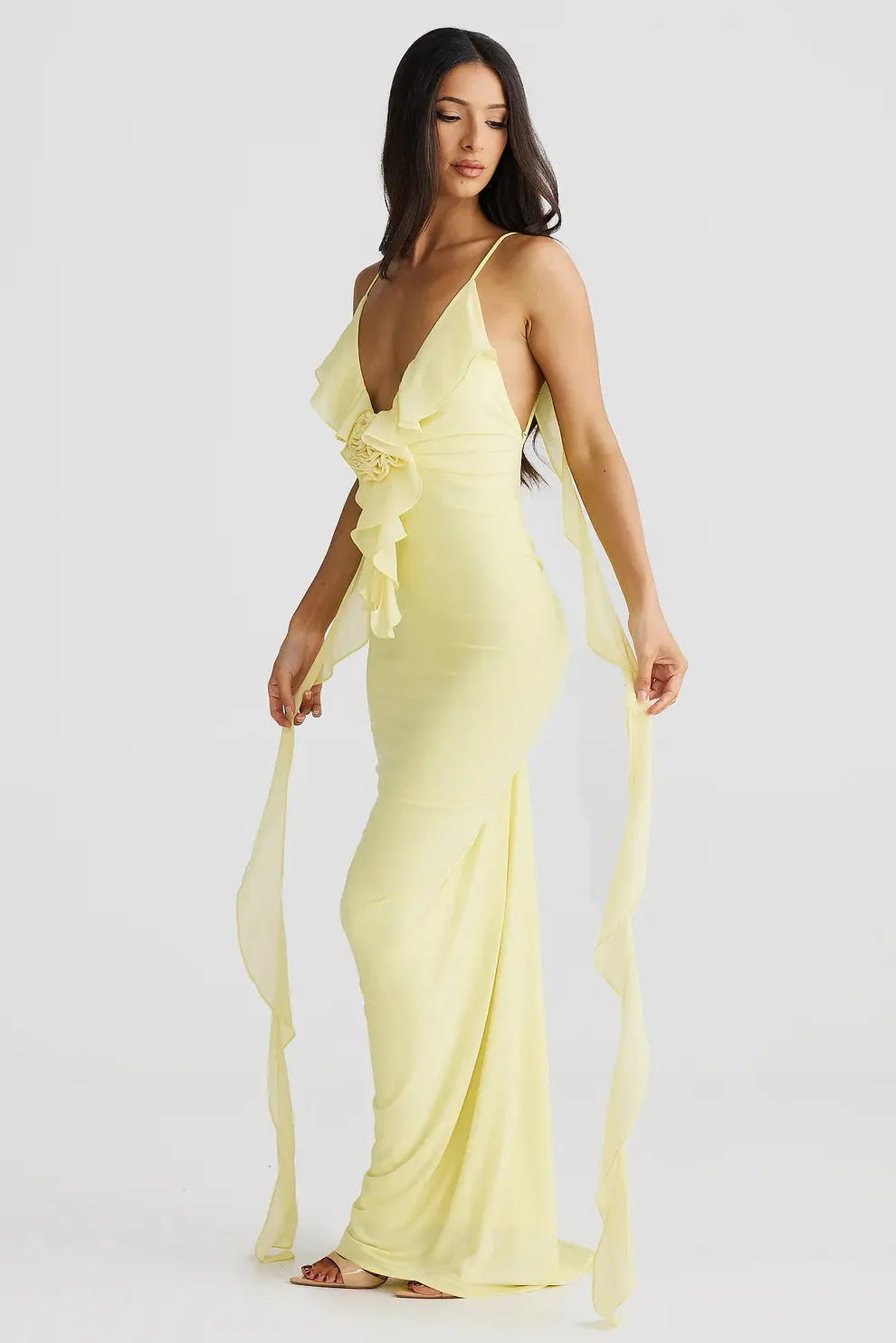 Enchanting Lemon Maxi Dress Orange Preference