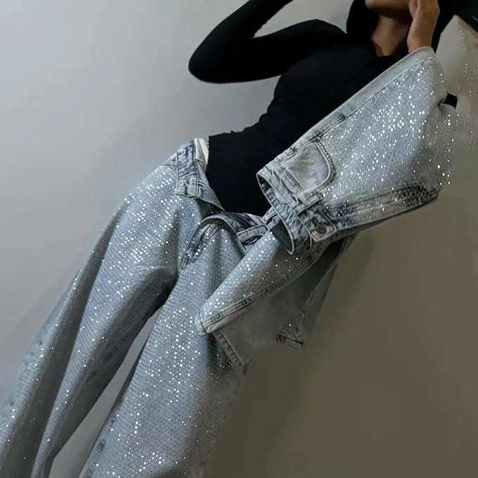 Sparkle & Shine Wide Leg Pants Orange Preference