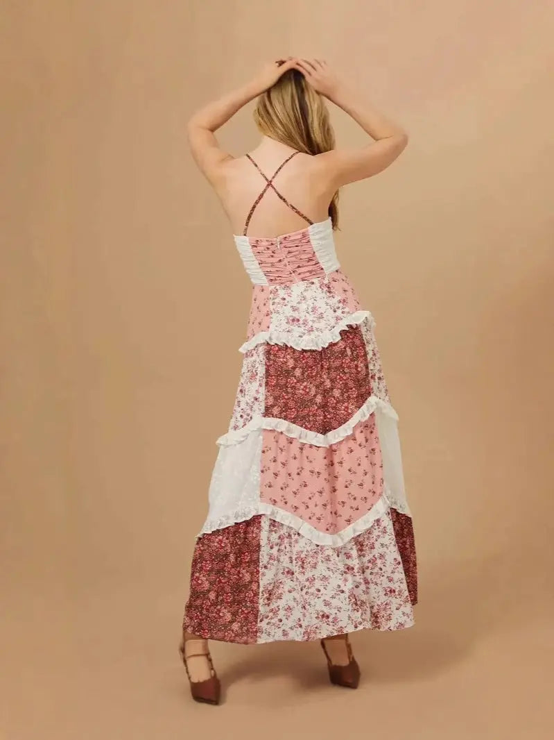 Tropical Lace Adventure Dress Orange Preference