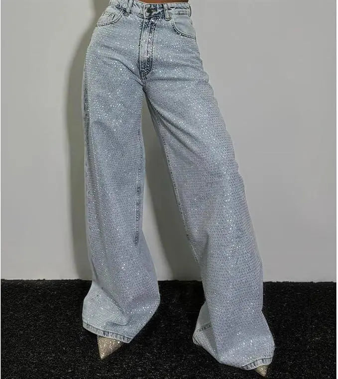 Sparkle & Shine Wide Leg Pants Orange Preference