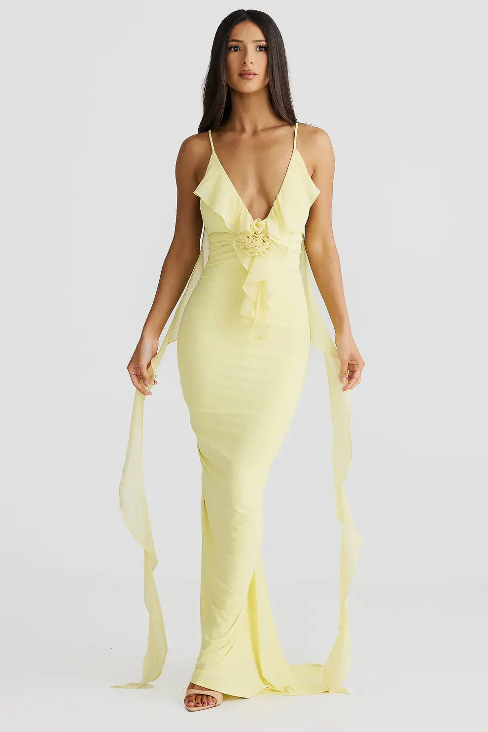 Enchanting Lemon Maxi Dress Orange Preference