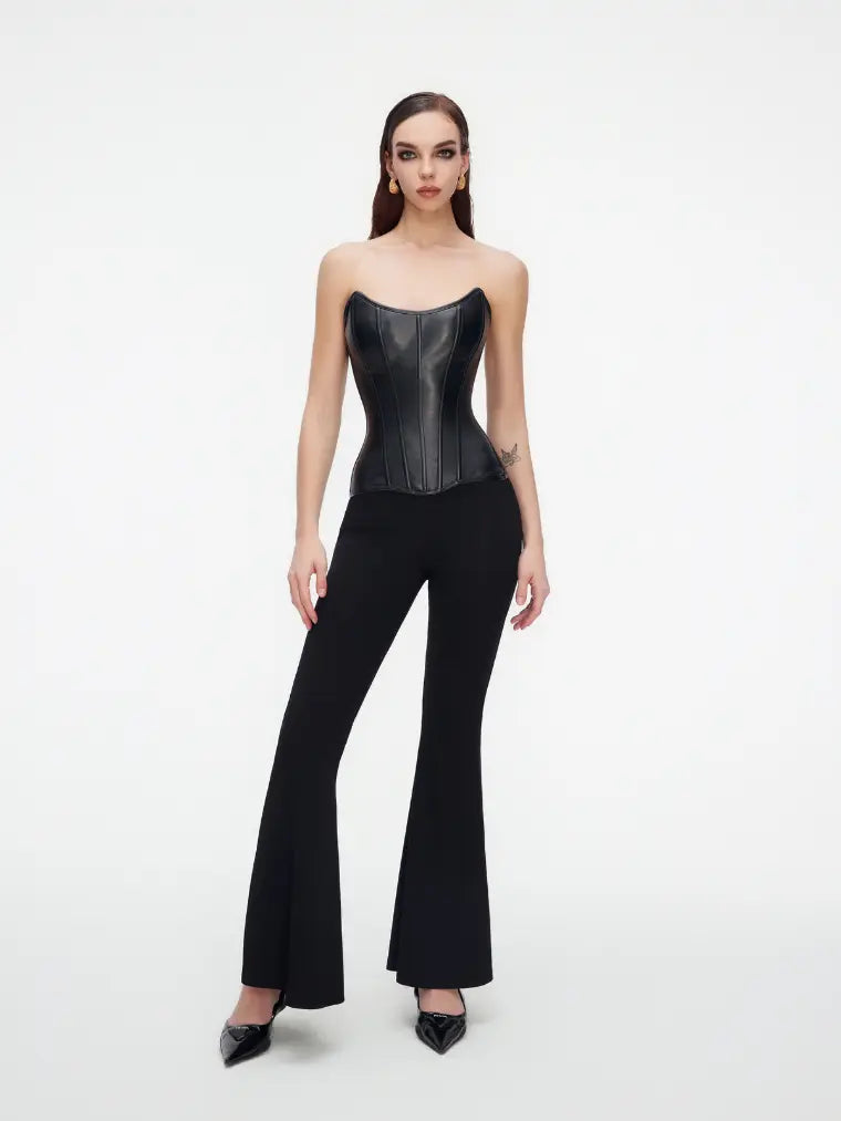 Edgy Elegance Corset Orange Preference