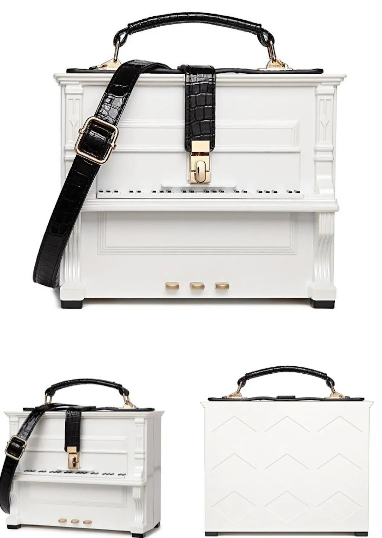 Melody Piano Handbag Orange Preference
