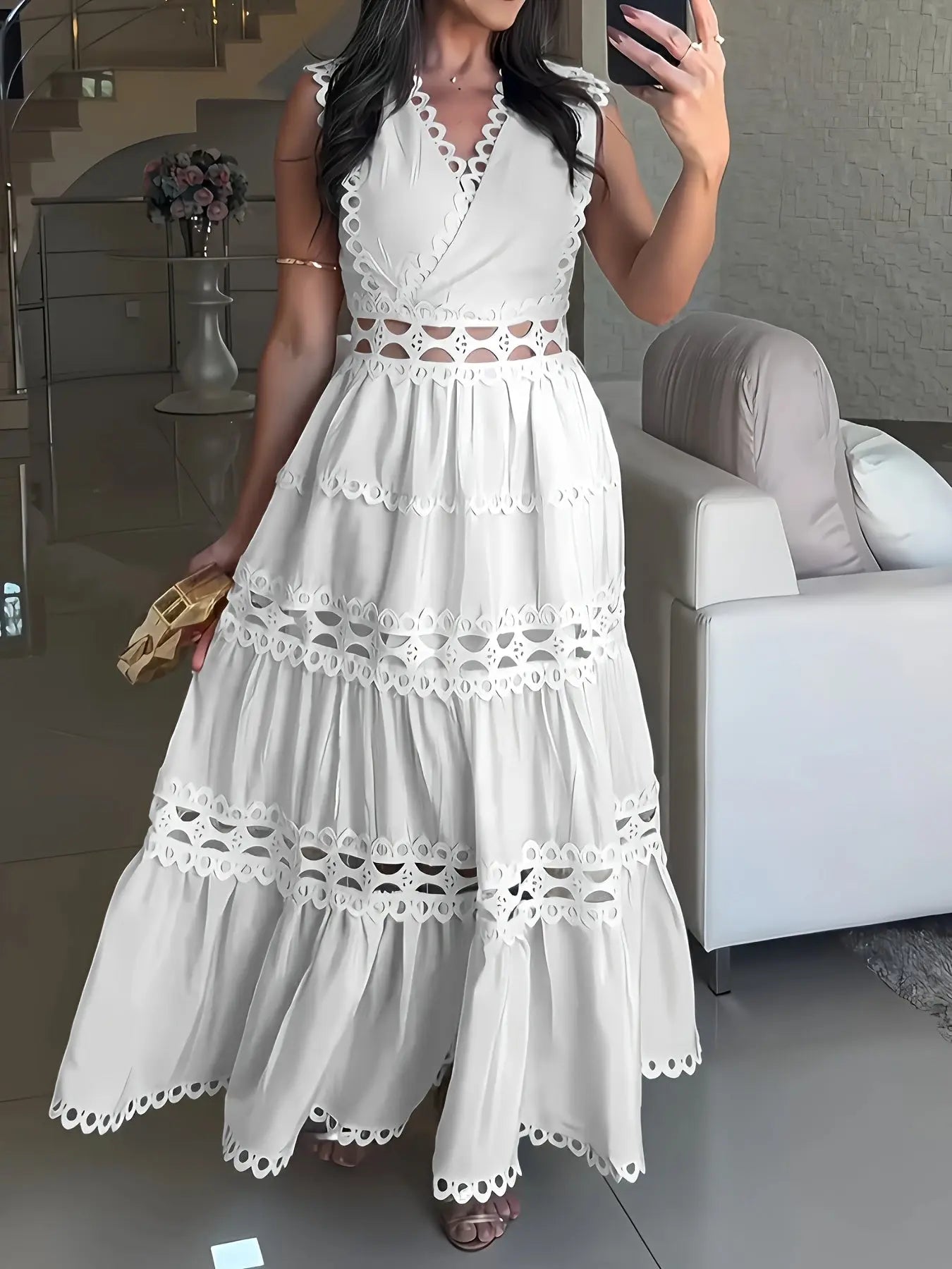 Chic Lace Elegant Dress– 51% OFF Today Orange Preference