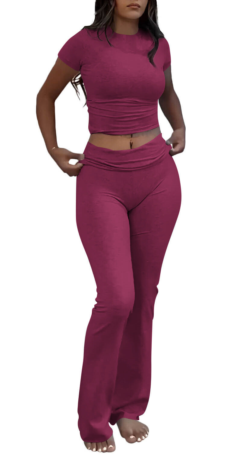 Stylish Women's Lounge Set Orange Preference