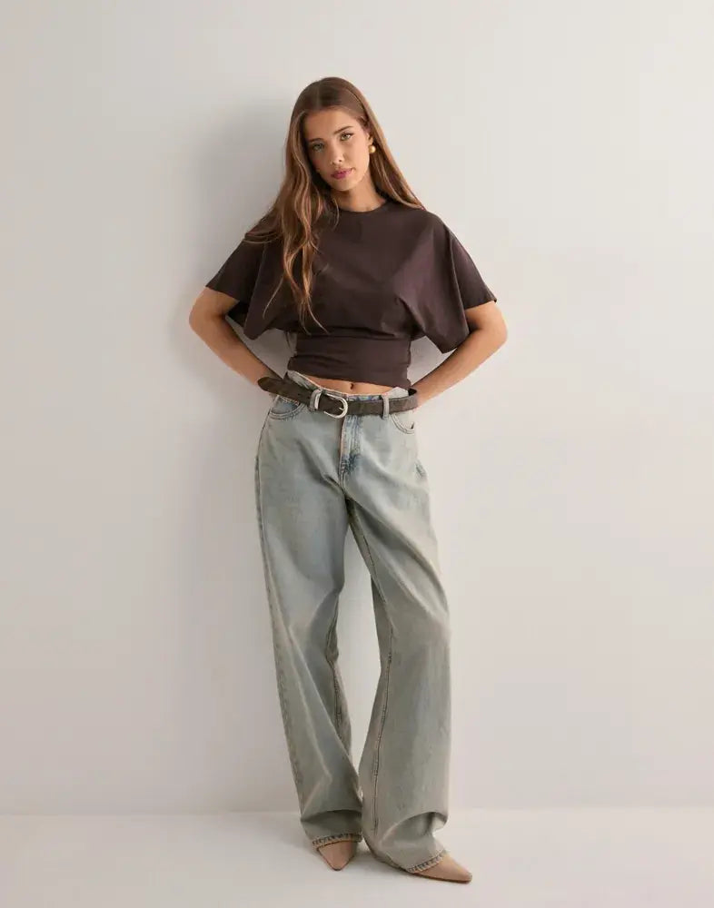 Effortless Comfort Batwing Blouse Orange Preference