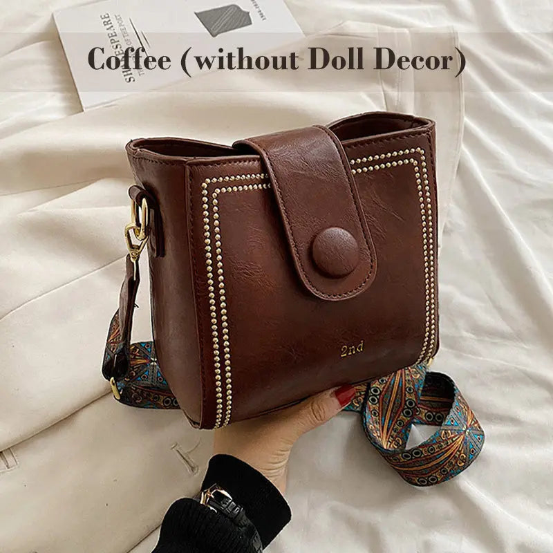 Chic Vintage Shoulder Bag Orange Preference
