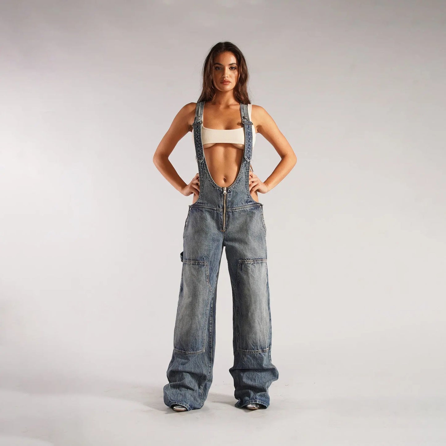 Comfy Denim Dream Pants Orange Preference
