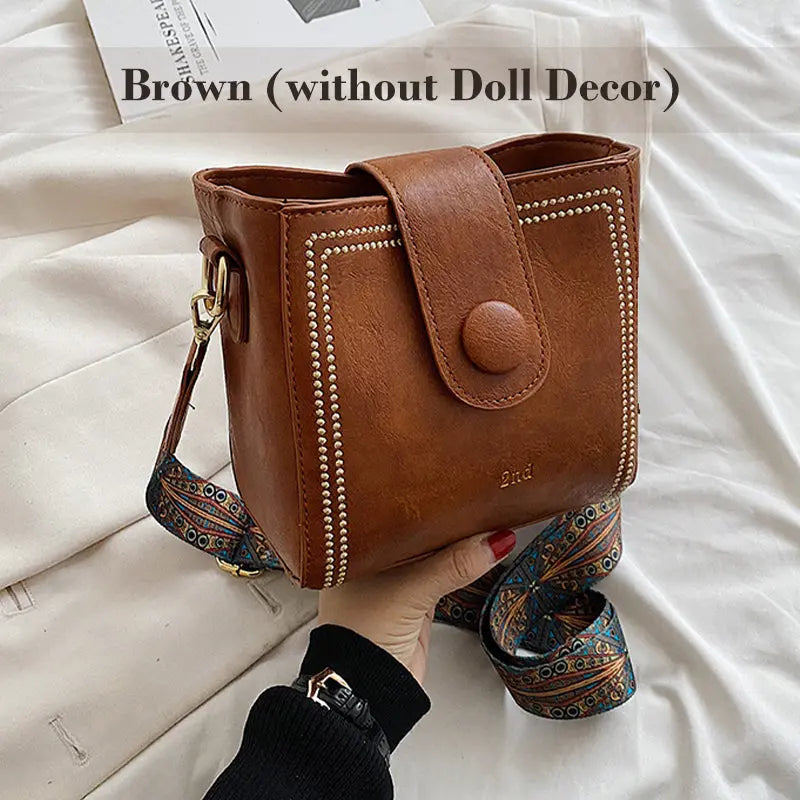 Chic Vintage Shoulder Bag Orange Preference