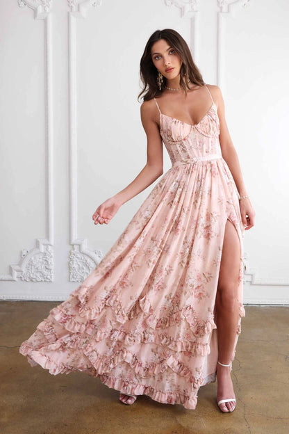 Dreamy Beach Maxi Dress Orange Preference