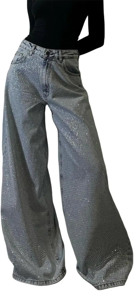 Sparkle & Shine Wide Leg Pants Orange Preference