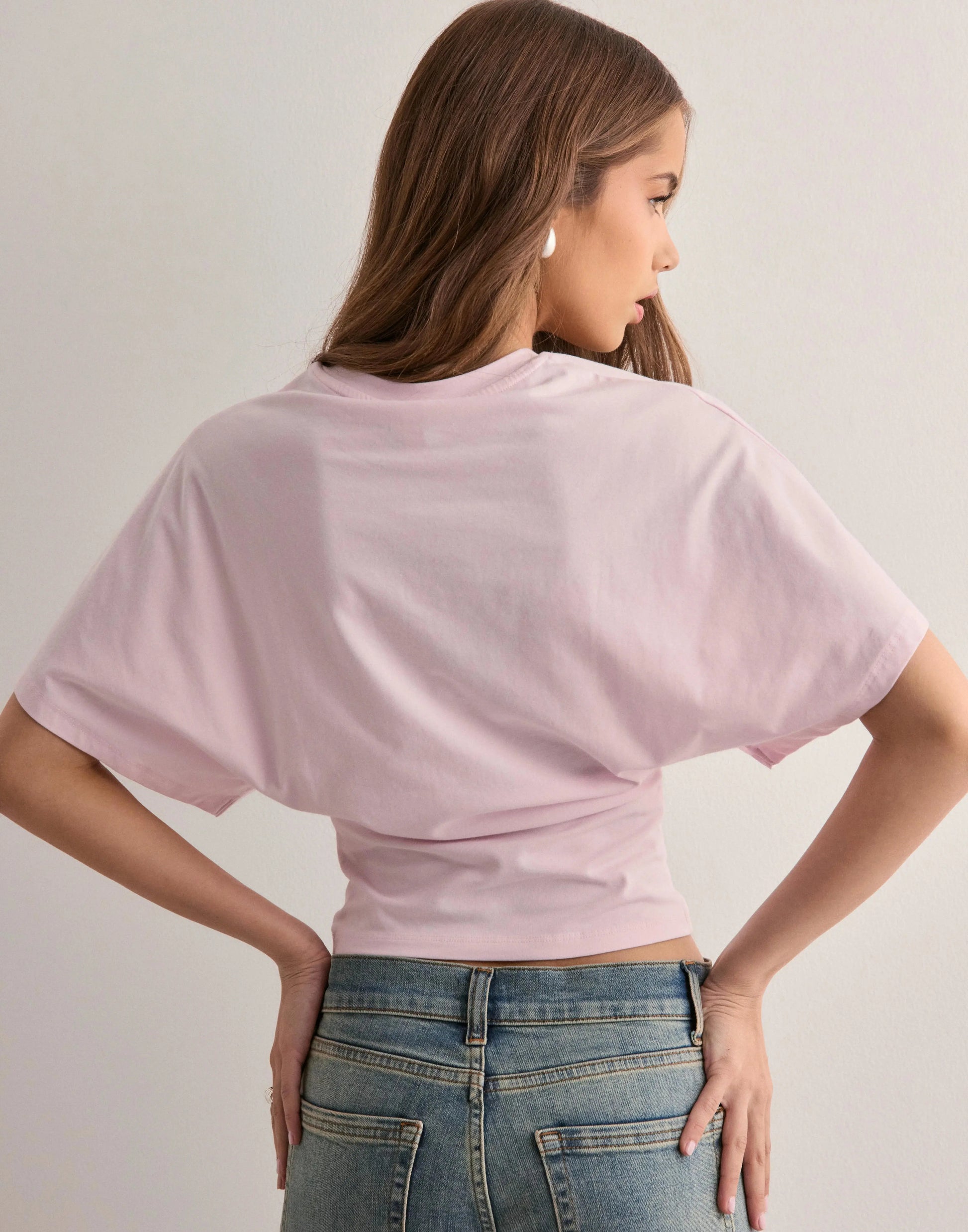 Effortless Comfort Batwing Blouse Orange Preference