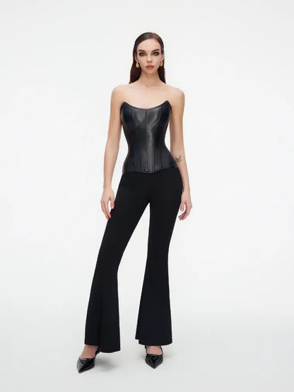 Edgy Elegance Corset Orange Preference