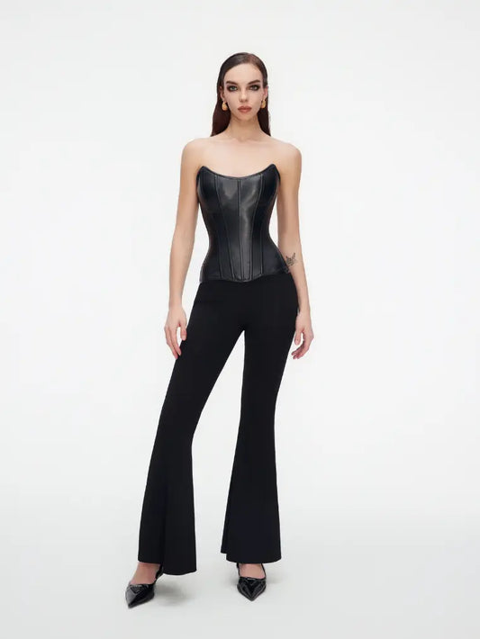 Edgy Elegance Corset Orange Preference