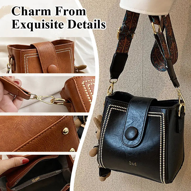 Chic Vintage Shoulder Bag Orange Preference