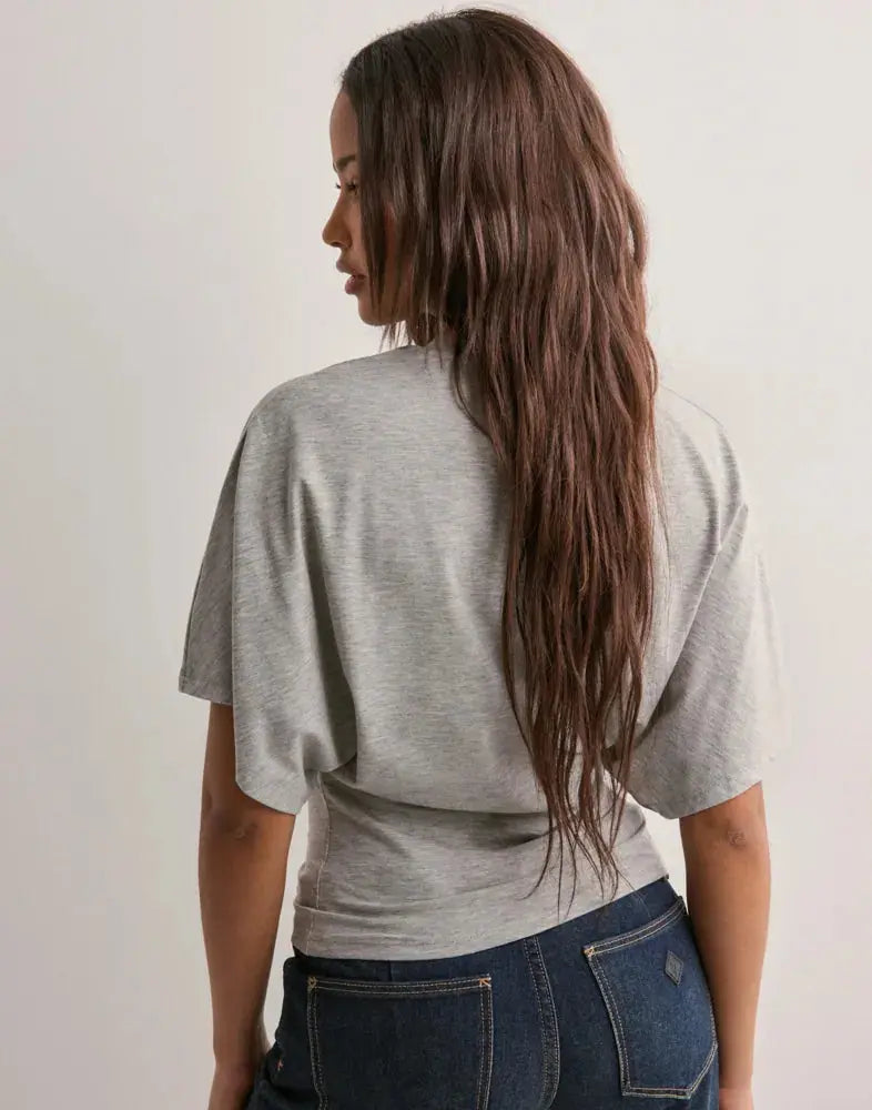 Effortless Comfort Batwing Blouse Orange Preference
