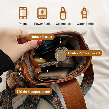 Chic Vintage Shoulder Bag Orange Preference